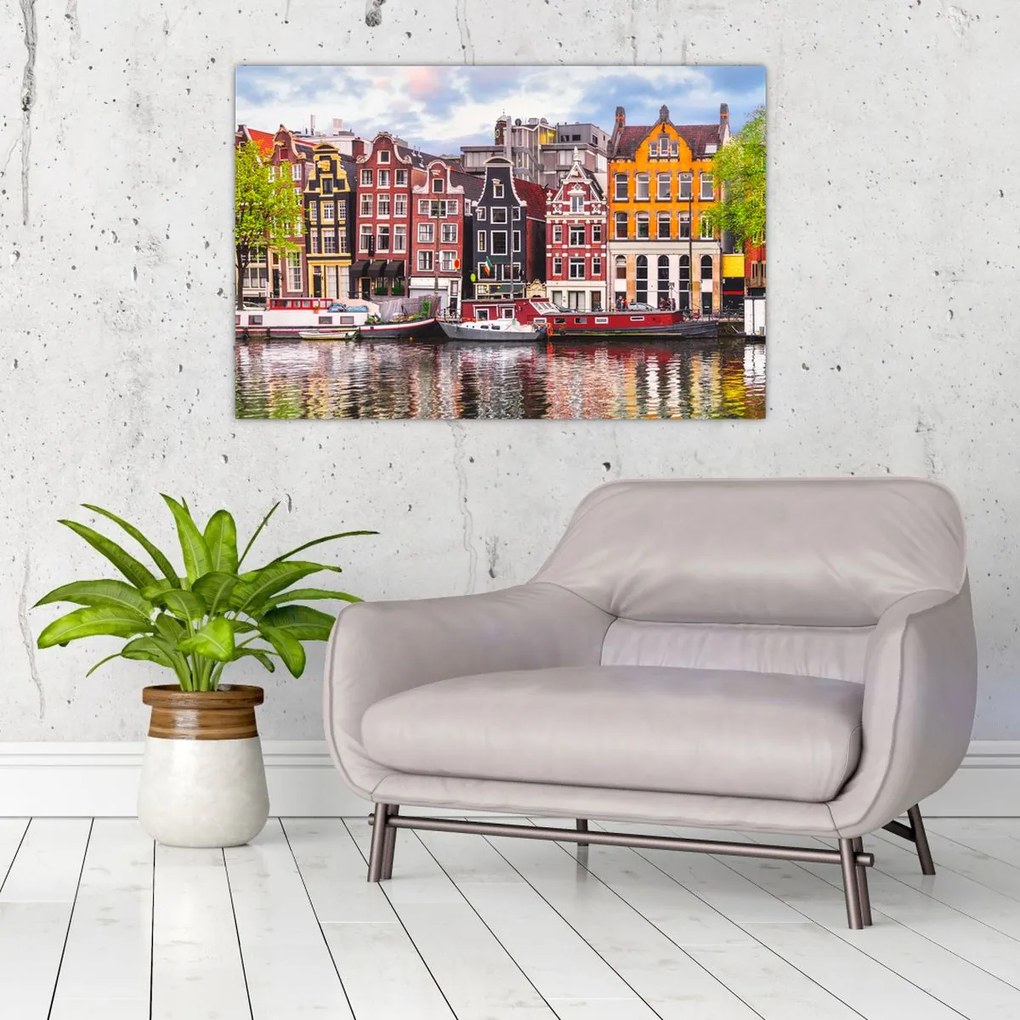 Tablou - Amsterdam, case de dans (90x60 cm)