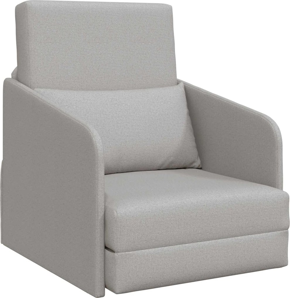 vidaXL Pat canapea 60cm Gri nori țesătură