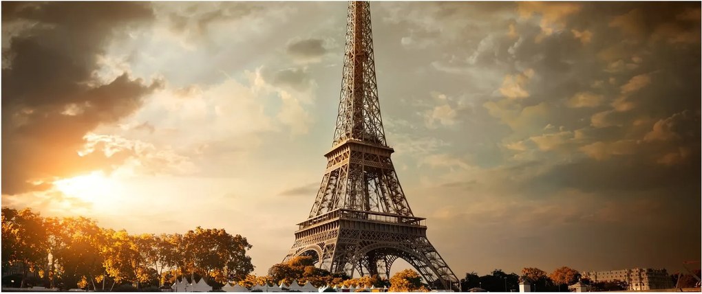 Tablou - Turnul Eiffel. Paris, Franța (120x50 cm)