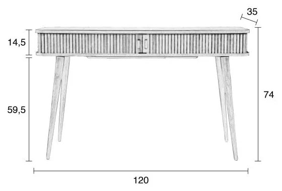 Masă tip consolă Zuiver Barbier