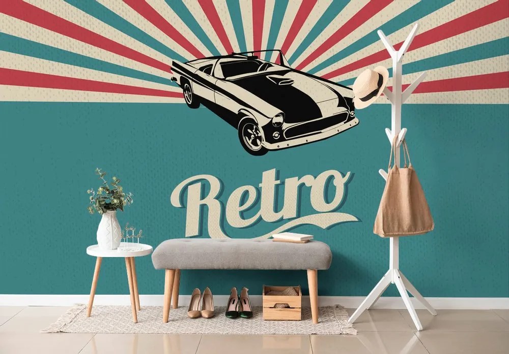 Tapet autoadeziv în stil retro