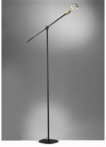 Lampadar ONLI ASTE 1xE27/15W/230V negru/auriu