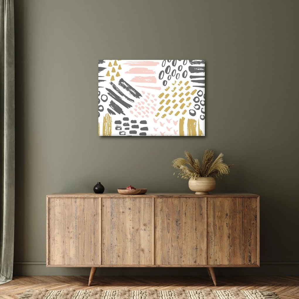 Tablou - Accidente vasculare cerebrale abstracte (70x50 cm)