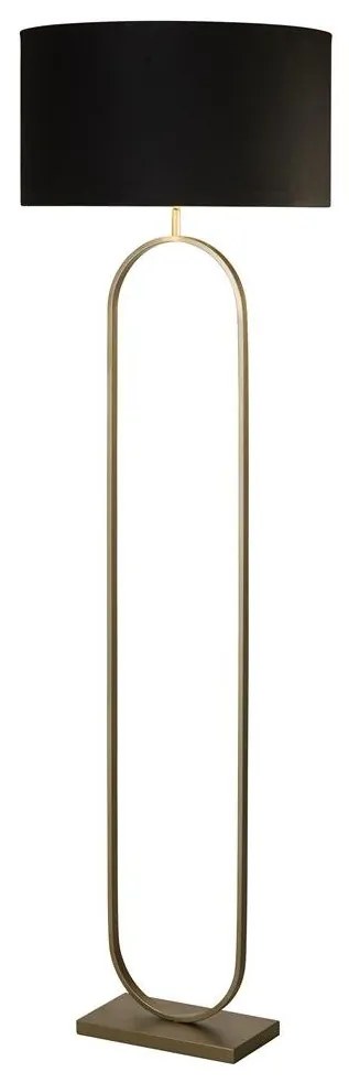 Lampadar/Lampa de podea decorativa Modish bronz/negru