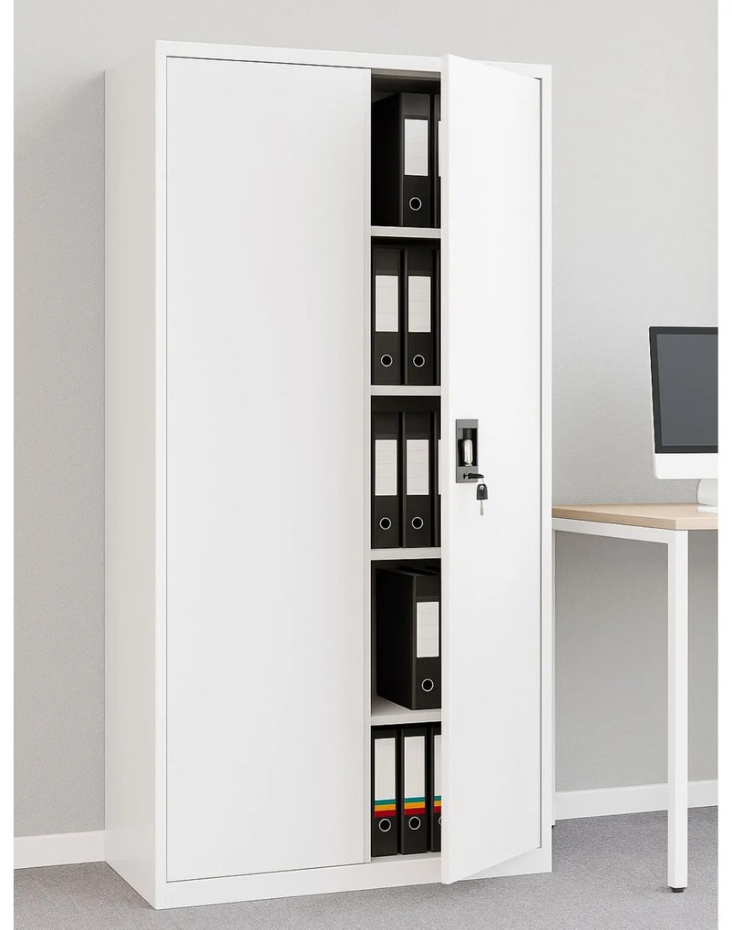 Dulap metalic Geneva alb