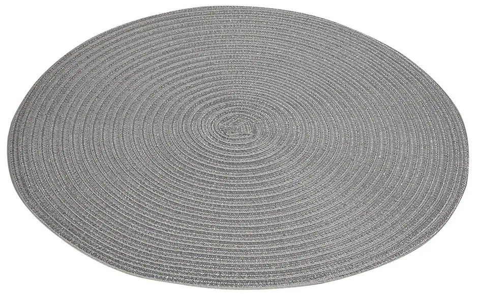 Suport farfurii Altom Straw silver, diametru 38 cm, set de 4 buc.