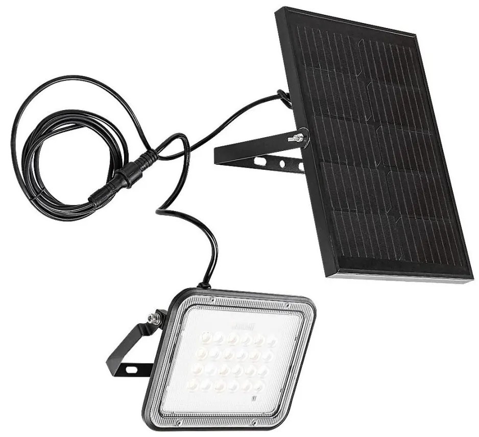 Rabalux 77141 - Proiector solar LED MELK 6,5W, 3,2V, 1000mAh, IP65