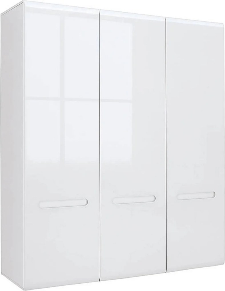 Dulap AZTECA TRIO, alb, cu 3 usi, 180x57x210 cm
