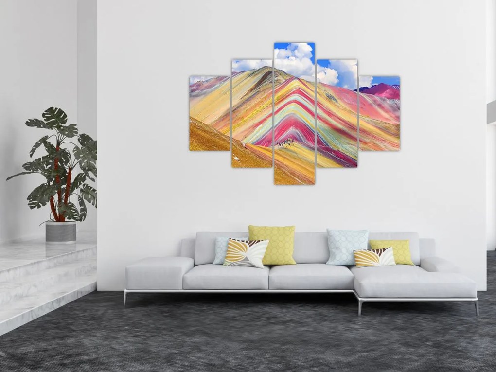 Tablou - Muntele Curcubeu, Peru (150x105 cm)