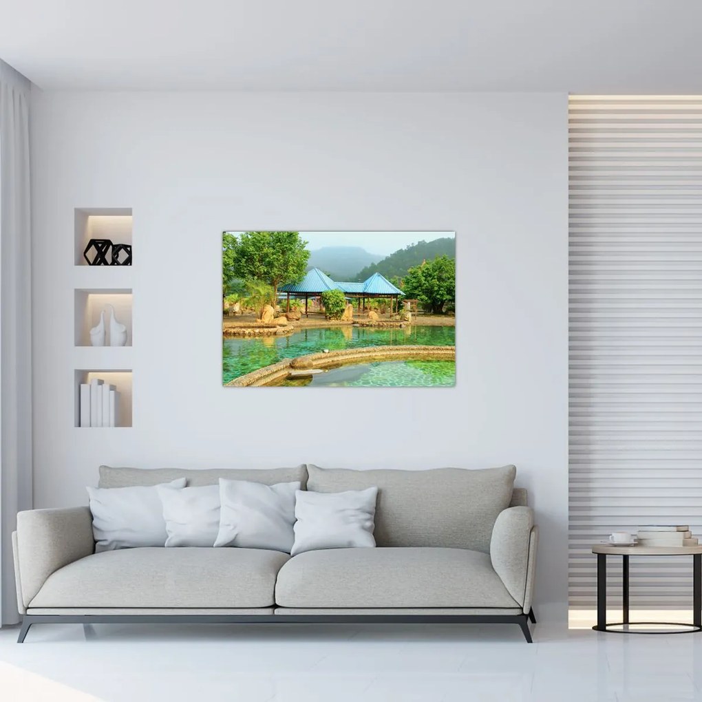 Shanghai hotel park (90x60 cm)