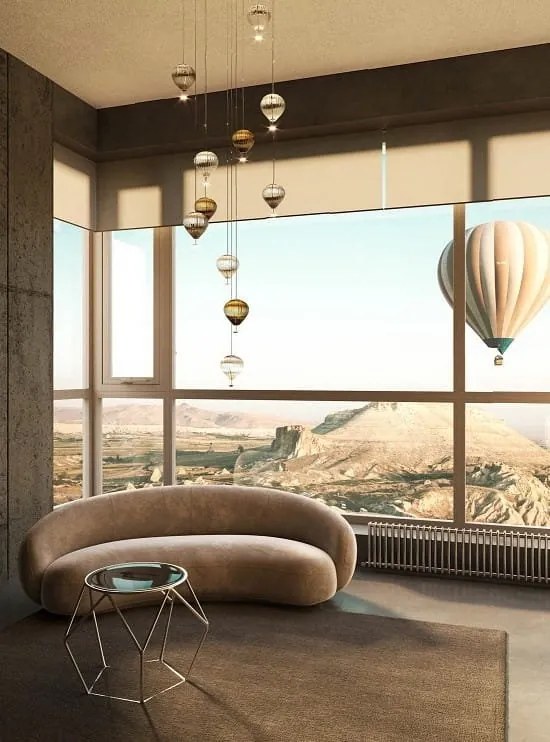 Lustra casa scarii cu 11 pendule LED design deosebit Palloncini 11