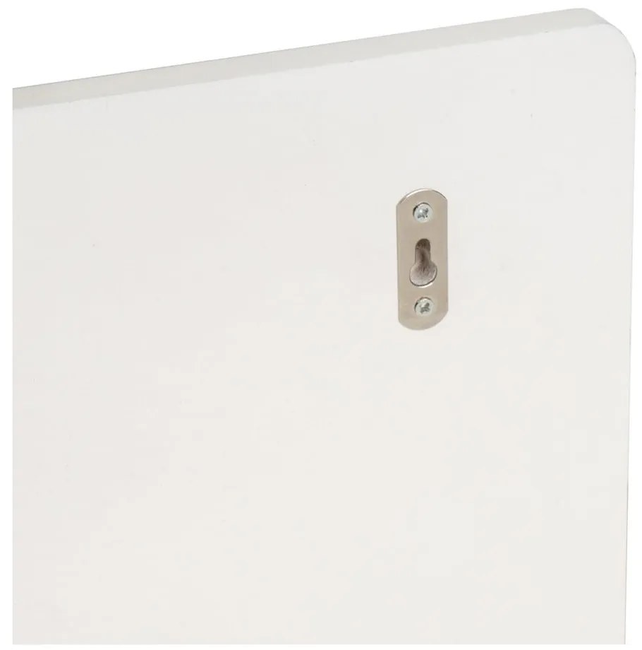 Cuier de perete alb cu raft – Casa Selección