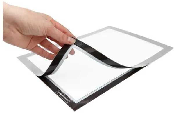 Ramă autoadezivă Magnetoplan Magnetofix A3 - 2 buc, argint