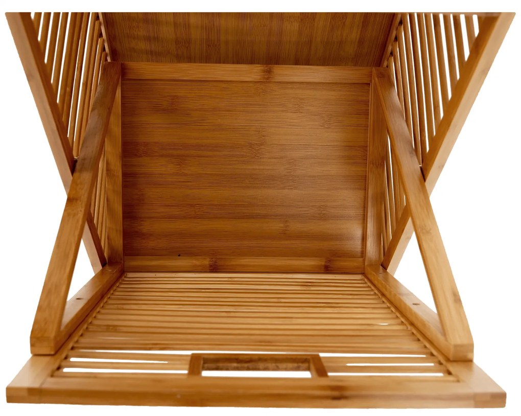 Cos de rufe, bambus natural gri, KERI NEW