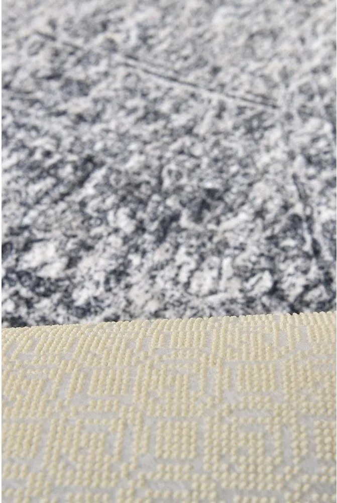 Covoraș de baie gri ø 100 cm Evidence – Foutastic