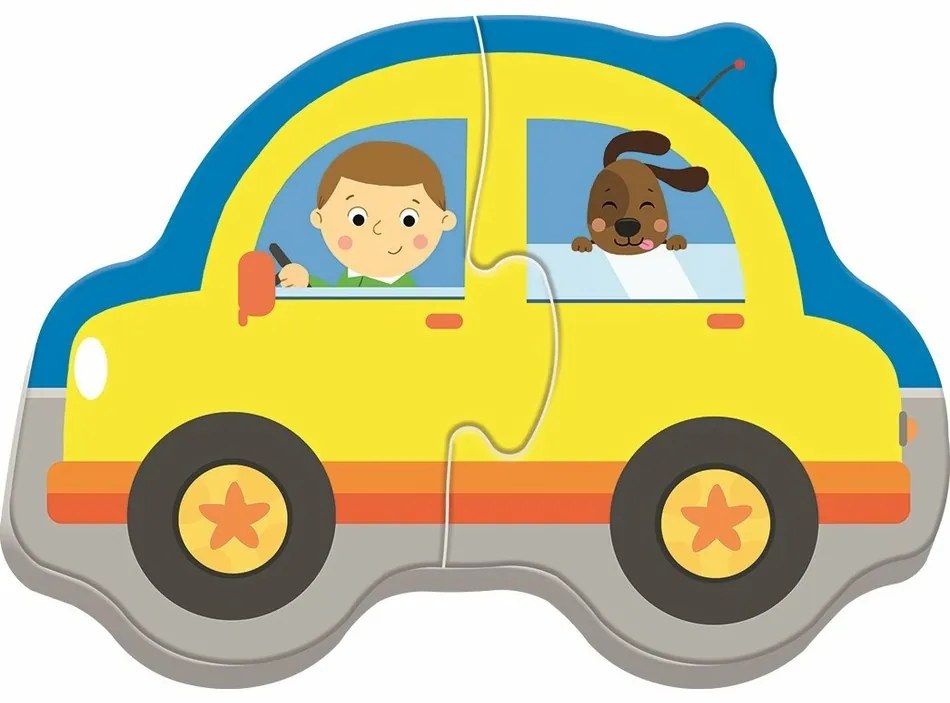 Puzzle Trefl Baby Transport, 8 piese