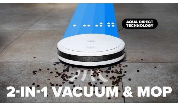 Niceboy ION Charles i6 - Aspirator robot 2în1, 2600 mAh, Wi-Fi, alb