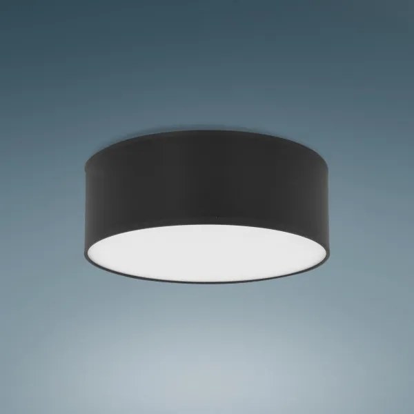 Plafonieră RONDO 4xE27/15W/230V d. 45 cm neagră