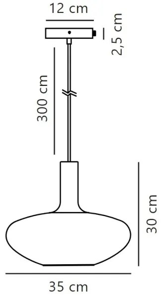 Nordlux - Candelabru pe cablu ALTON 1xE27/60W/230V alb/negru/alama