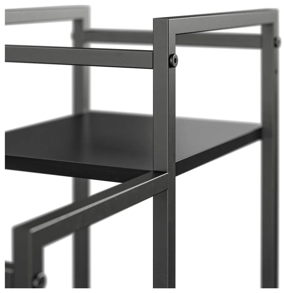 Suport negru pentru ghivece de flori Novogratz Weston