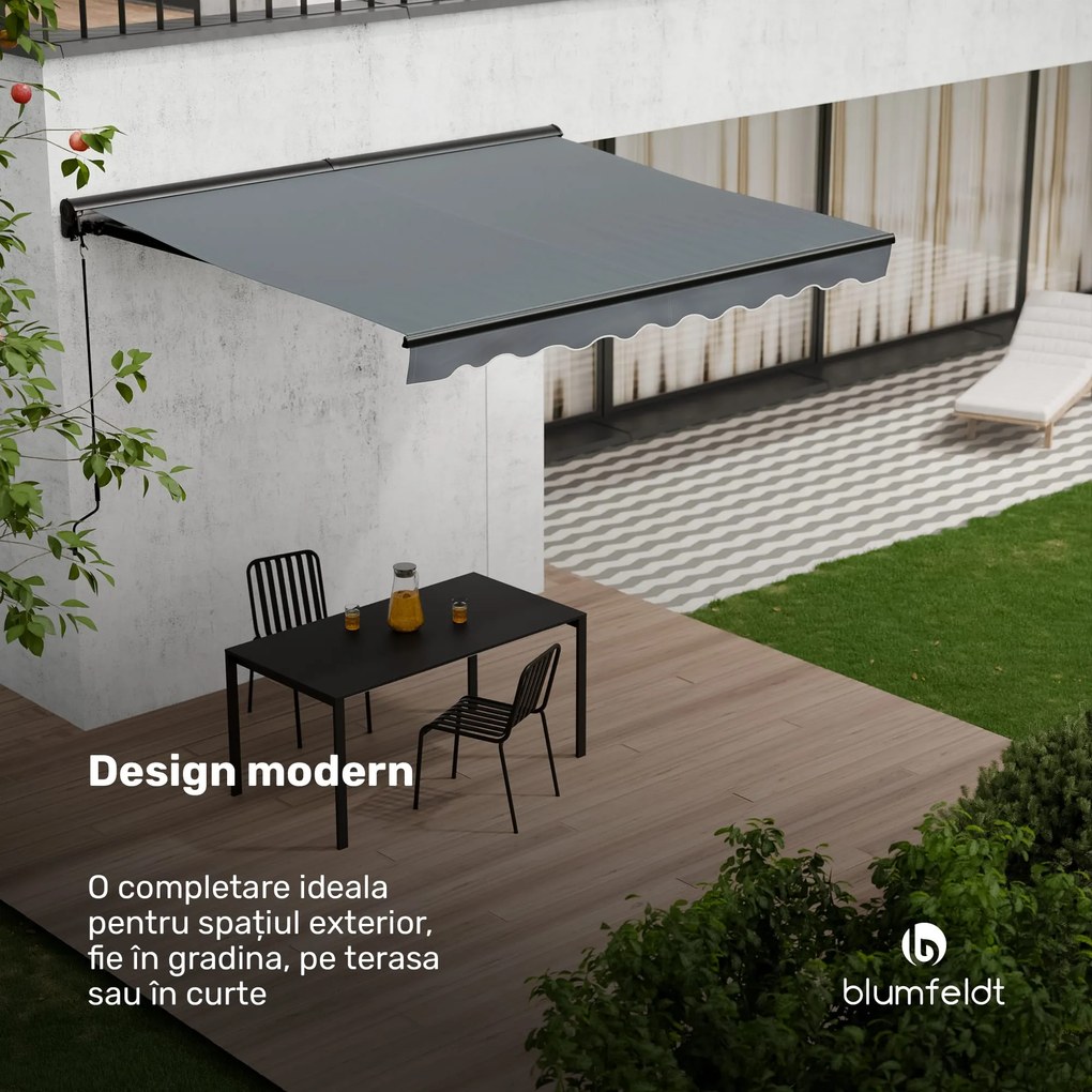 CloudShade Markiză, Control inteligent, Protecție UV, Montare pe perete