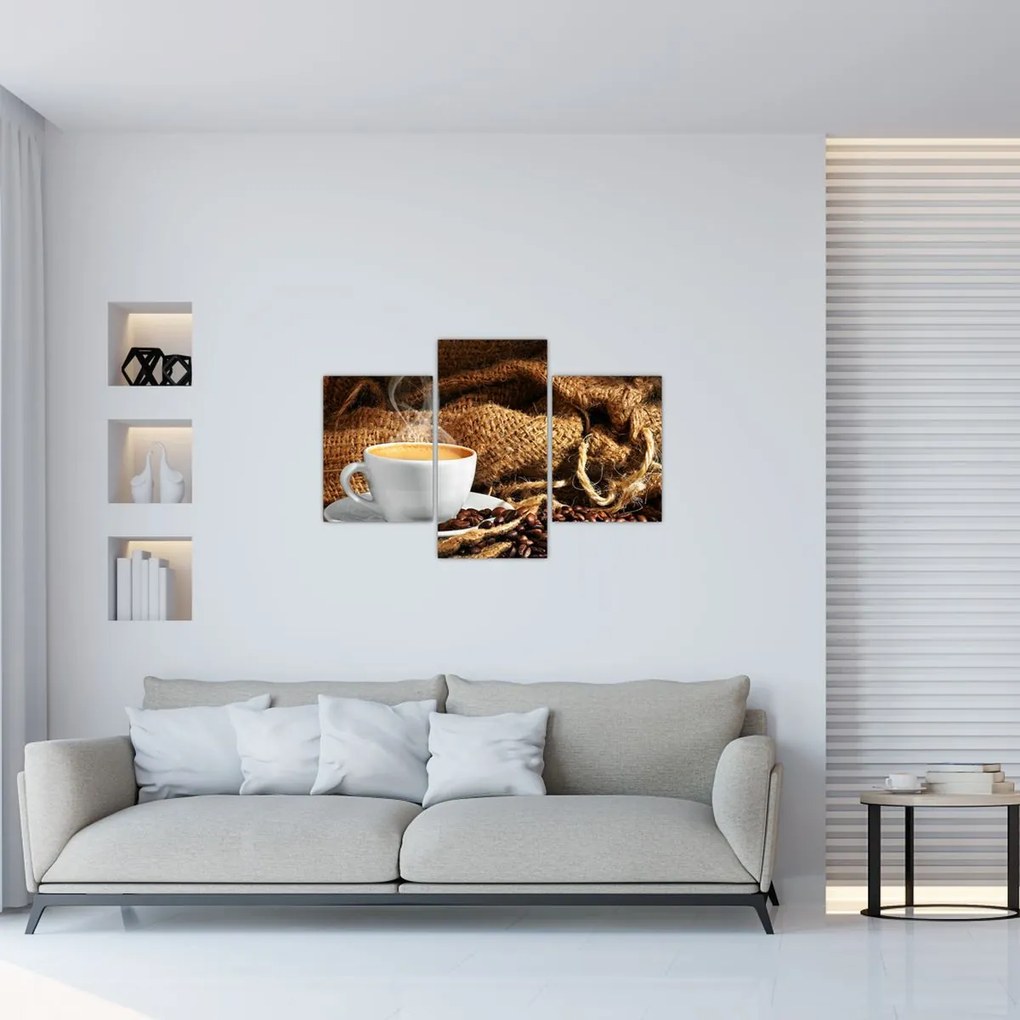 Tablou - O ceașcă de cafea (90x60 cm)