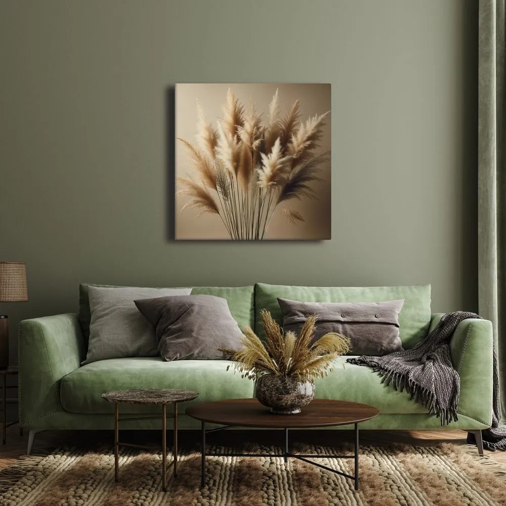 Tablou fire delicate de iarbă pampas