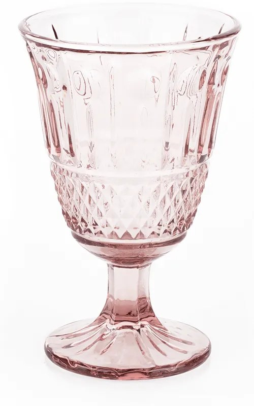 Set de pahare de vin, 6buc, 220 ml, roz, LEGACY
