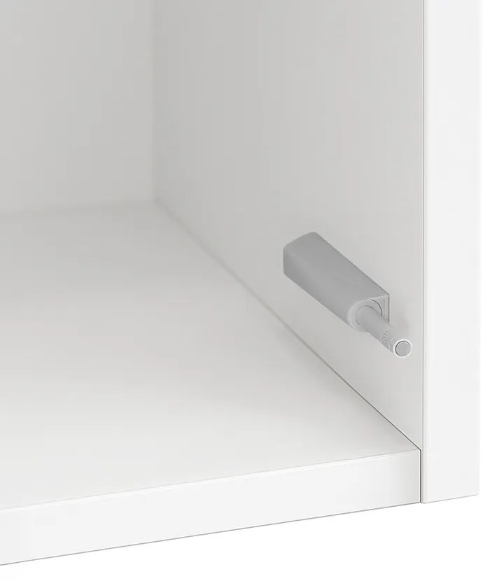 Boxie 1 ușă dulap de perete 80x40x37 cm alb