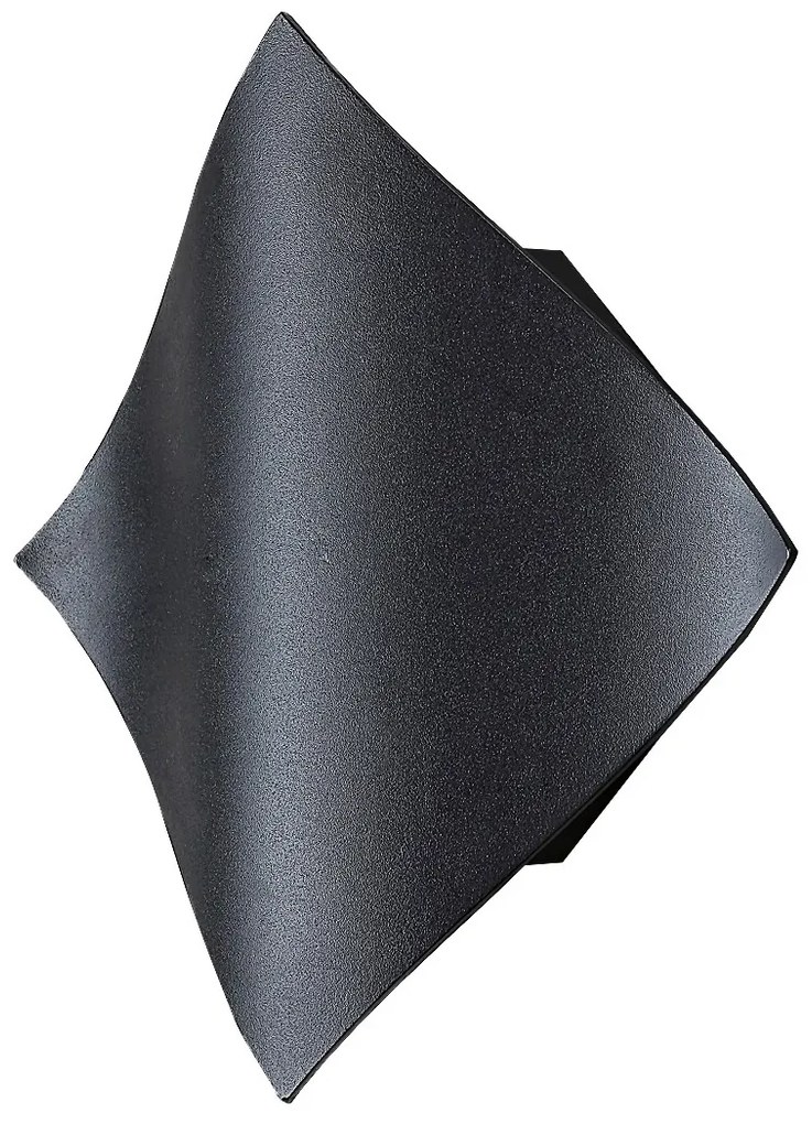 Aplica LED pentru iluminat exterior moderna Navia negru 8130 RX