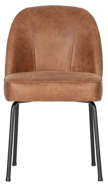 Scaune de dining maro coniac 2 buc. din piele Vogue – WOOOD