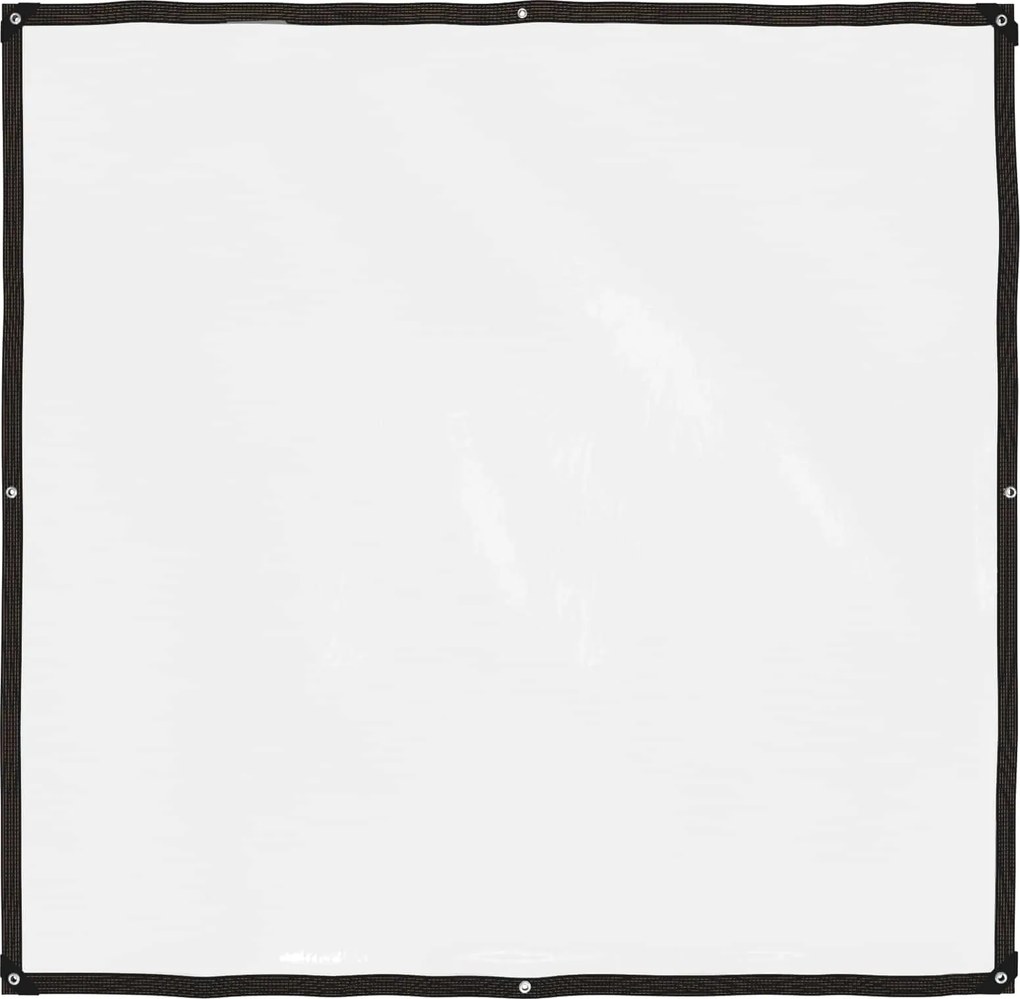 vidaXL Împătură cu ochiuri Transparent 2 x 2 m Polietilenă