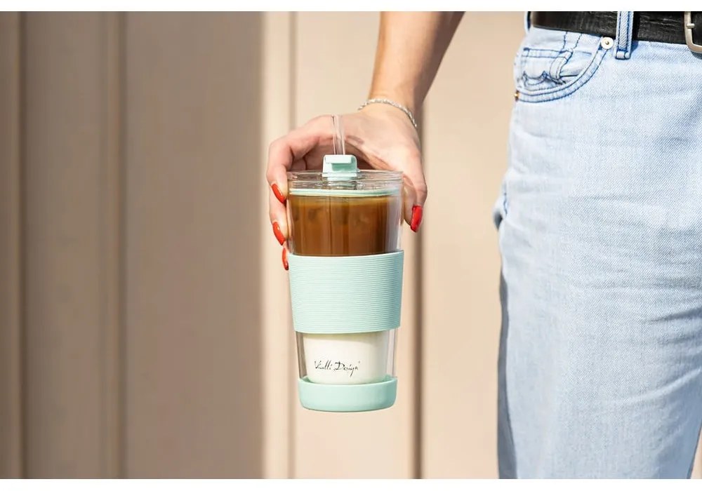 Cană termos verde-mentă 600 ml Fuori – Vialli Design