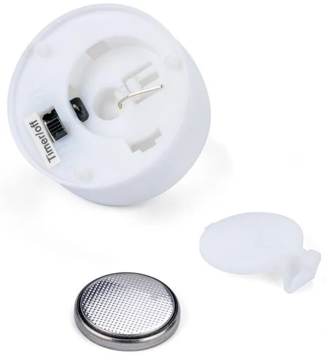 Set decorativ de LED-uri - 4 lumini de ceai - alb cald