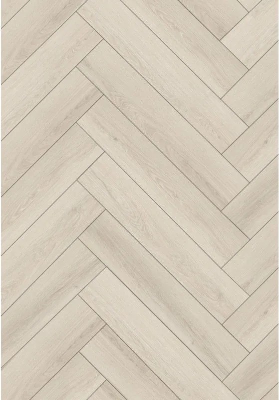 Mexen Pembroke Pines panouri din vinil model chevron 635 x 127 mm SPC 6,5 mm, substrat 1,5 mm, 4 V-Fuga, Stejar