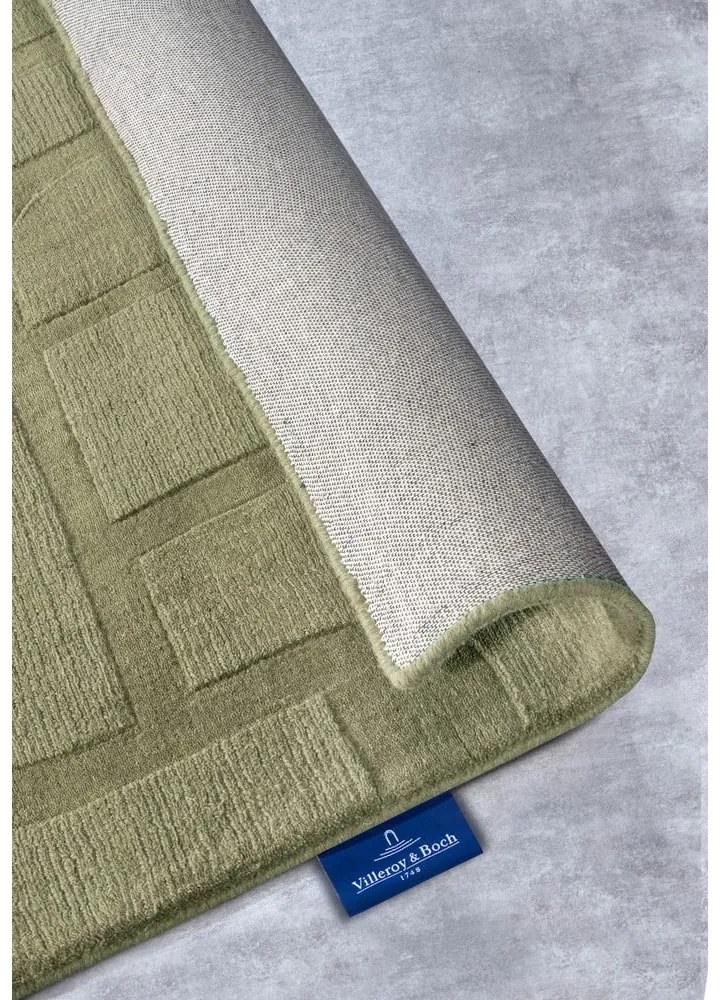 Covor tip traversă verde țesut manual din lână 80x250 cm Alexis – Villeroy&amp;Boch