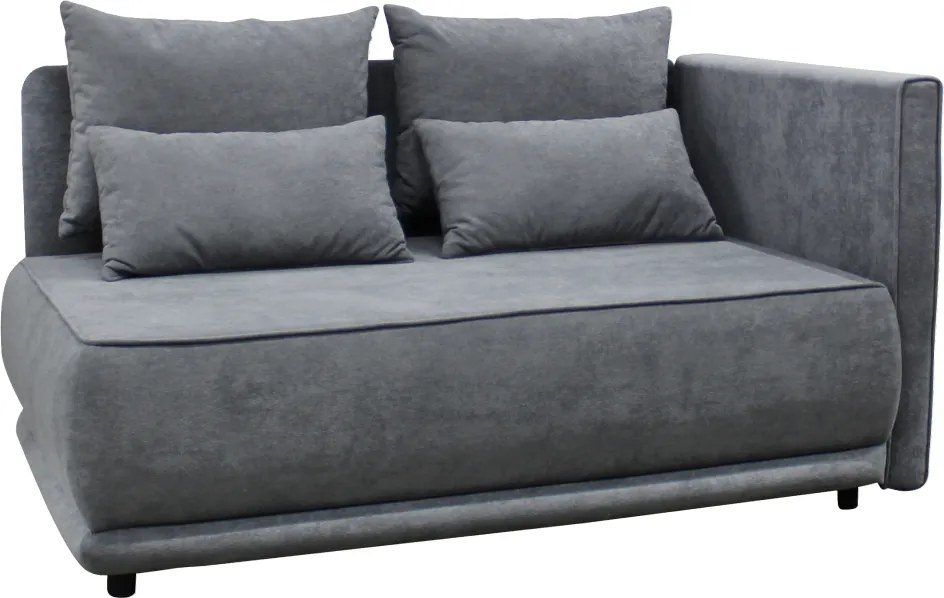 Canapea extensibilă, culoare gri, LIAMI