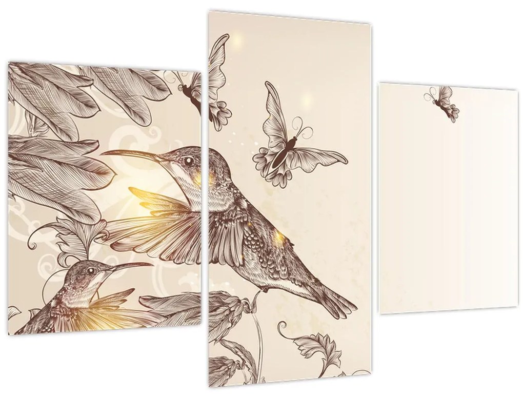 Tablou - Colibri (90x60 cm)