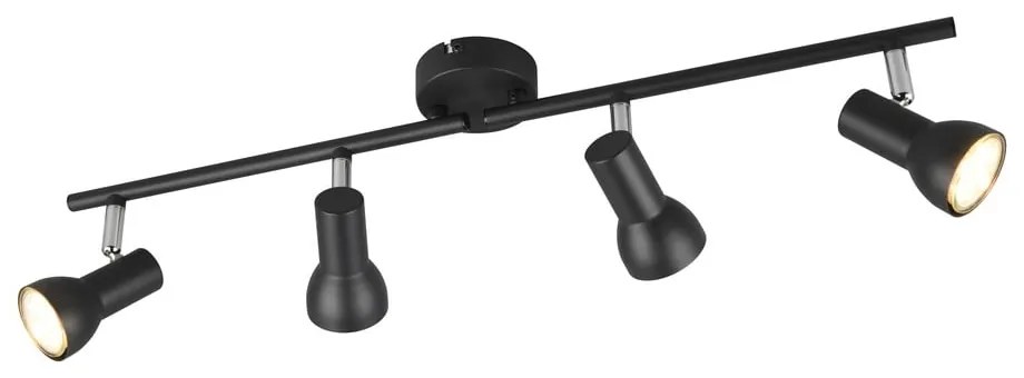 Spot negru ø 8 cm Cantar – Trio