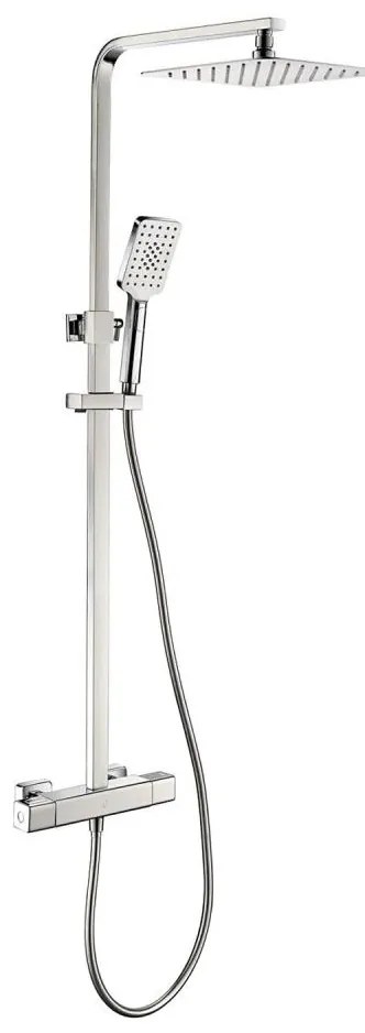 Set de duș cu baterie termostatică BATH DELUXE 31-120-08-60-00 NAESBY crom