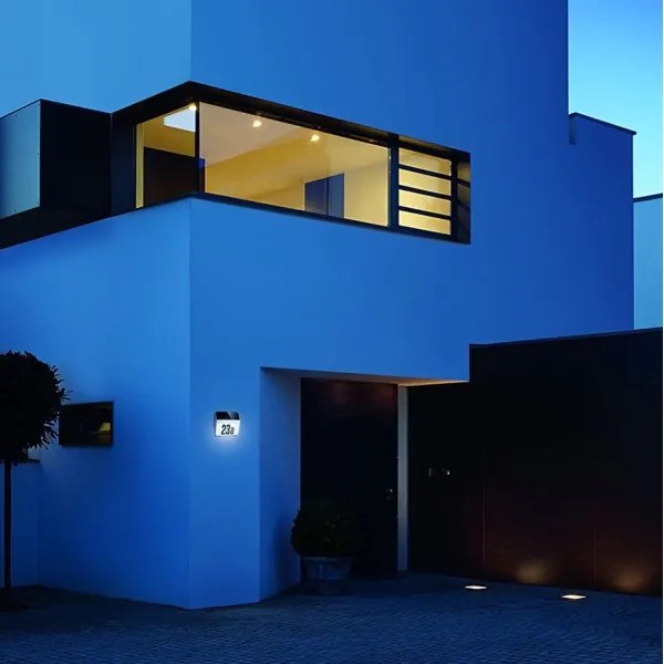 Număr de casă LED solar STEINEL 035730 XSolar LH-N LED/0,03W IP44