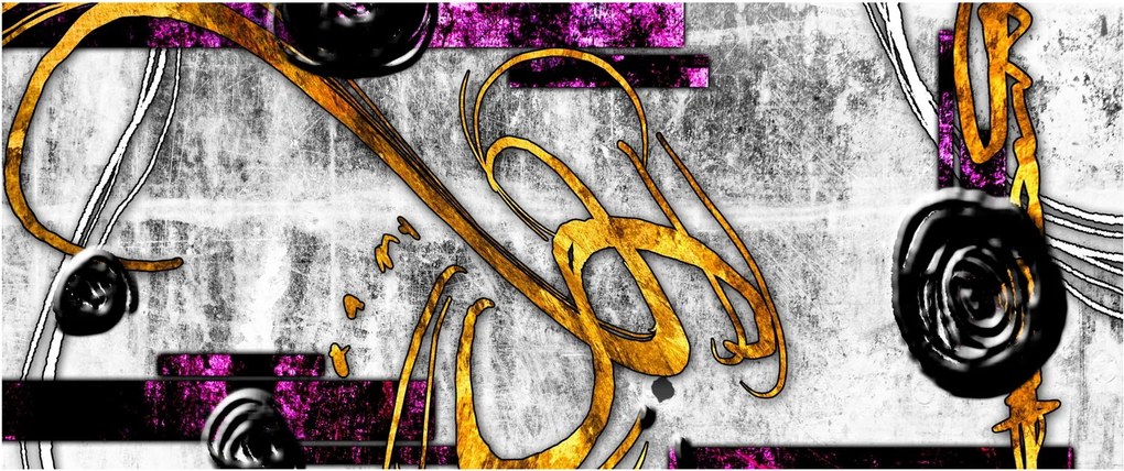 Tablou abstracției (120x50 cm)