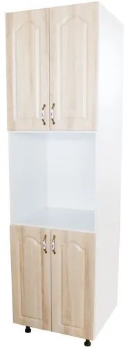 Soldat 60 cu 4 usi cu spatiu cuptor Zebra MDF sonoma mustata