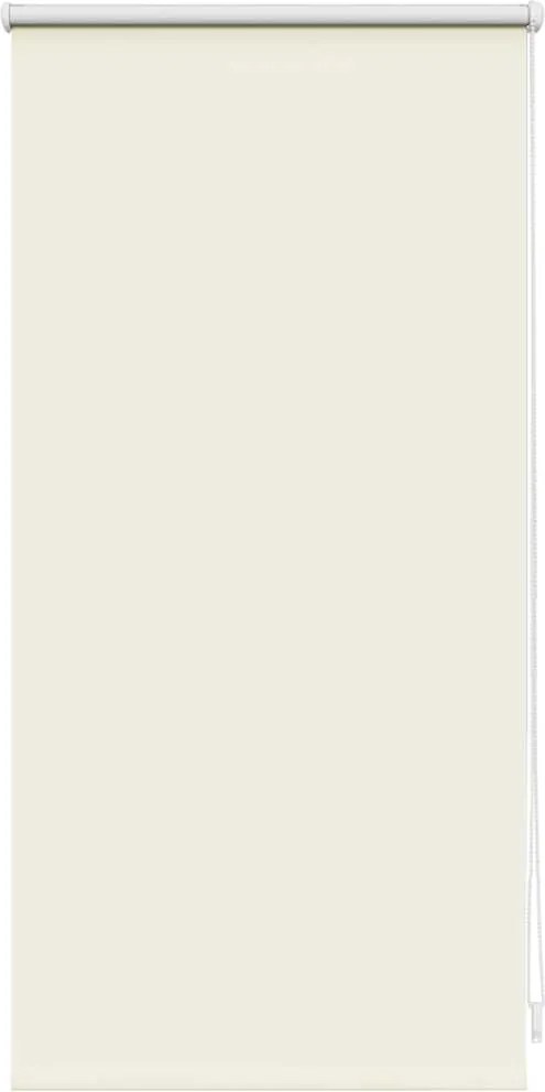 vidaXL Jaluzea opacă 44,4x100 cm, lățime material 40 cm, alb-gălbui
