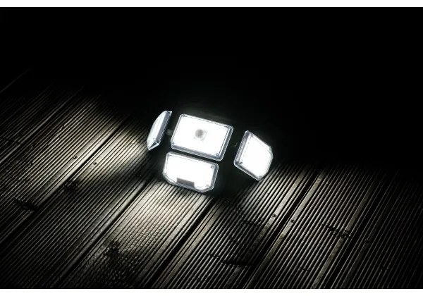 Aplică LED solară cu senzor LED/5W/5,5V IP65 Immax 08481L