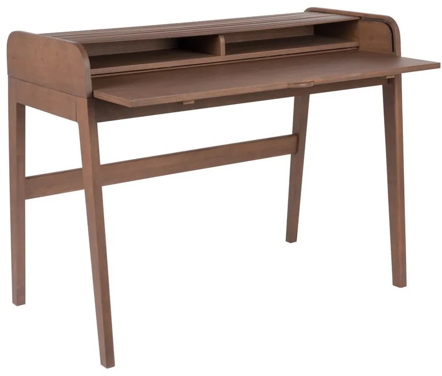 Birou cu blat rabatabil Zuiver Barbier, maro