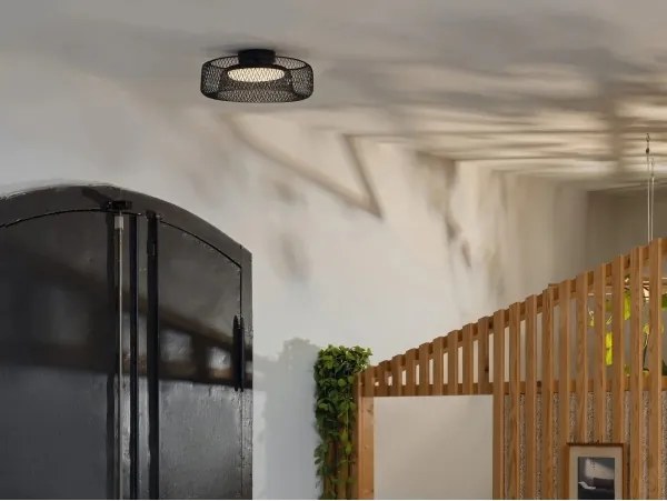 Osram - Plafonieră LED DECOR MESH, 18,5 W, 230 V, Ø 30 cm, negru