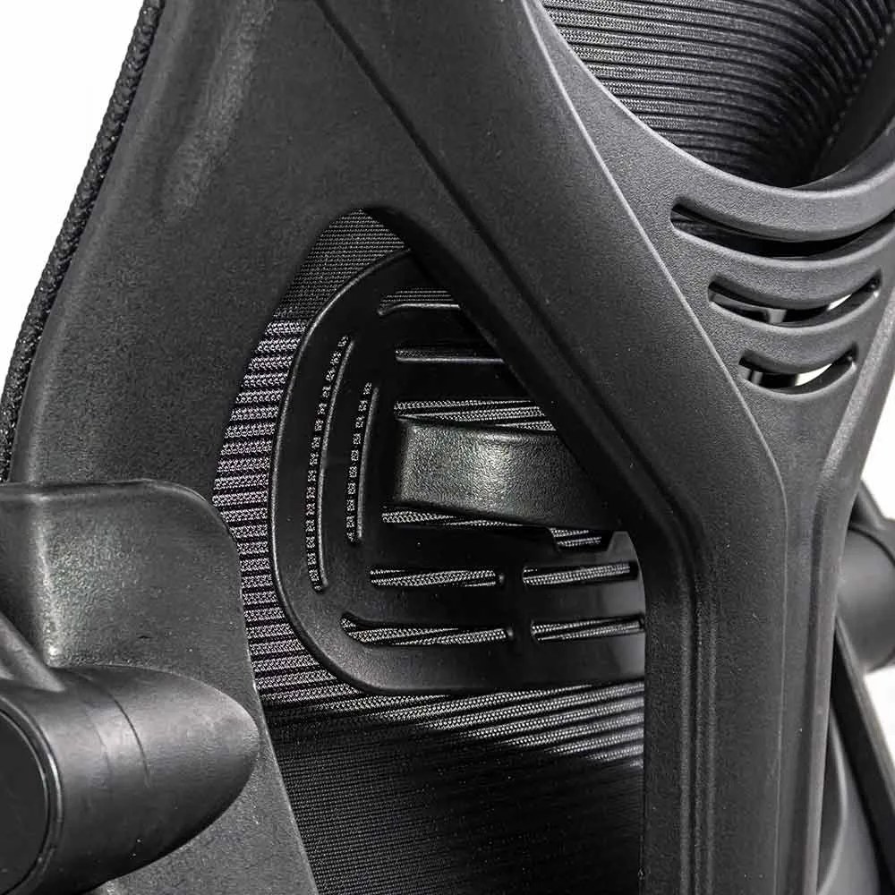Scaun ergonomic din mesh cu brate rabatabile OFF 635 negru