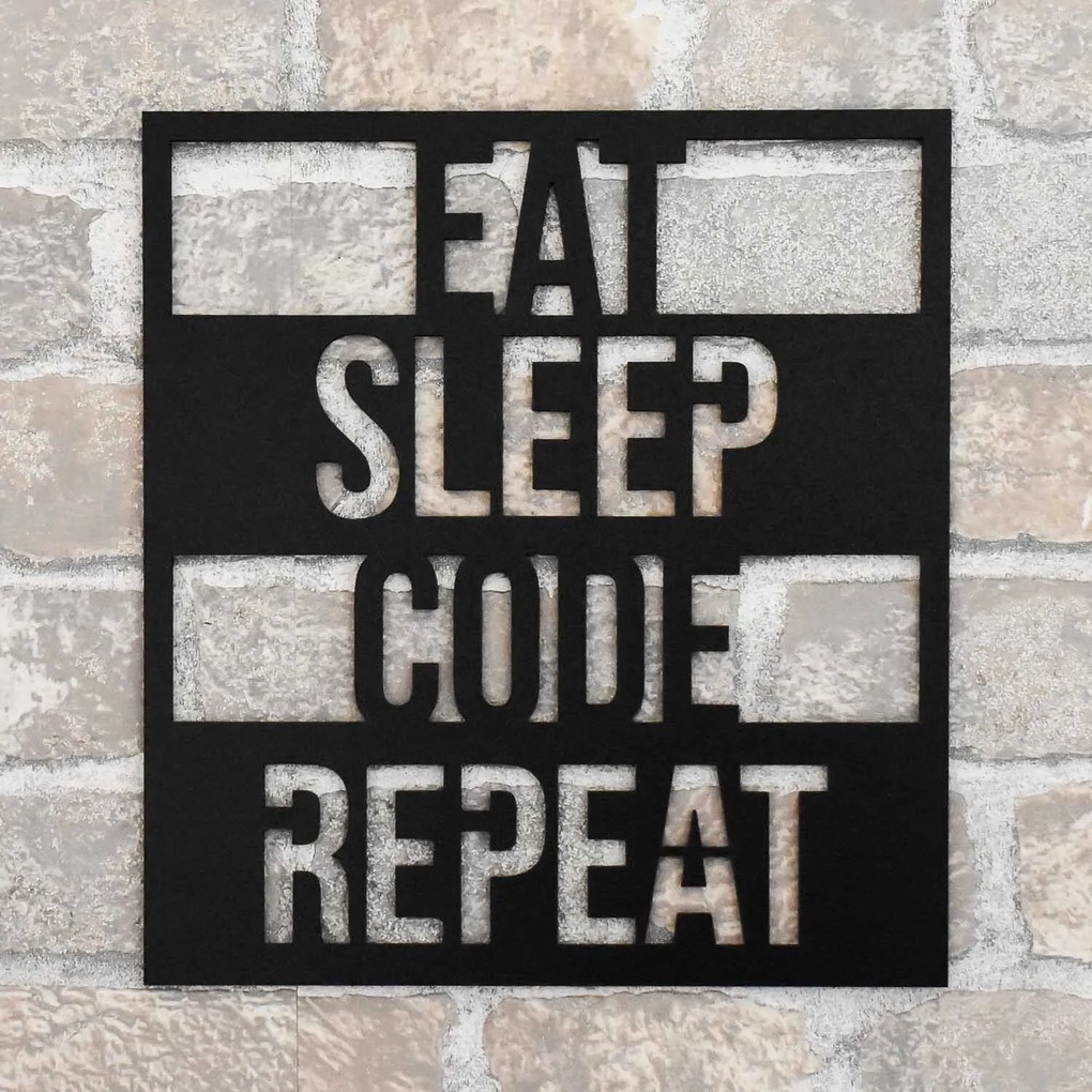 DUBLEZ | Cadou pentru programator - Tablou din lemn