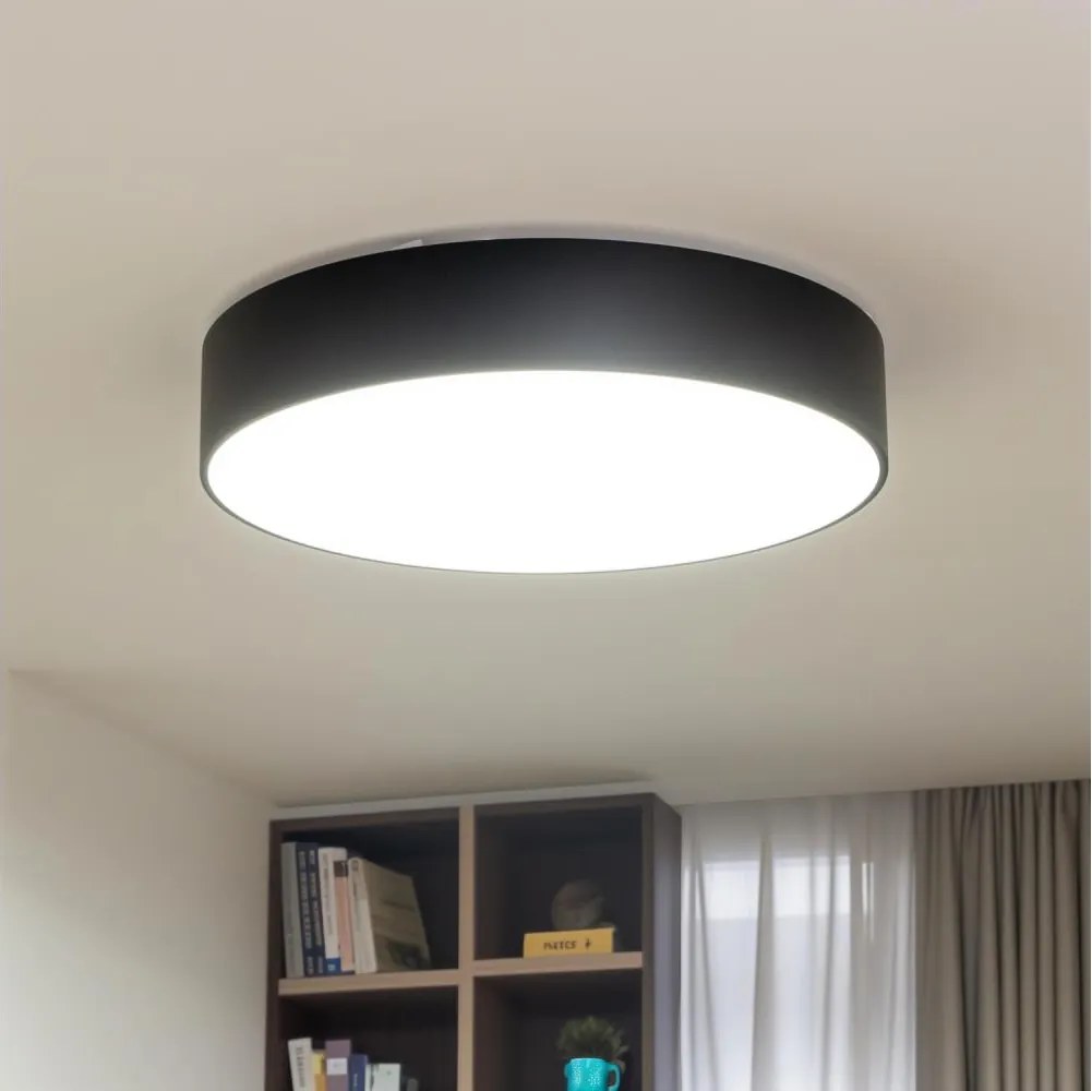 BRILAGI - Plafonieră POOL 5xE27/15W/230V Ø 60 cm IP54 neagră
